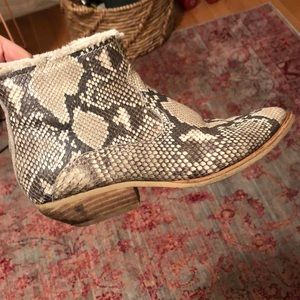 Dolce Vita Snake Booties